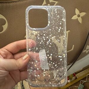 Loopy Case Clear Sparkle Phone Case